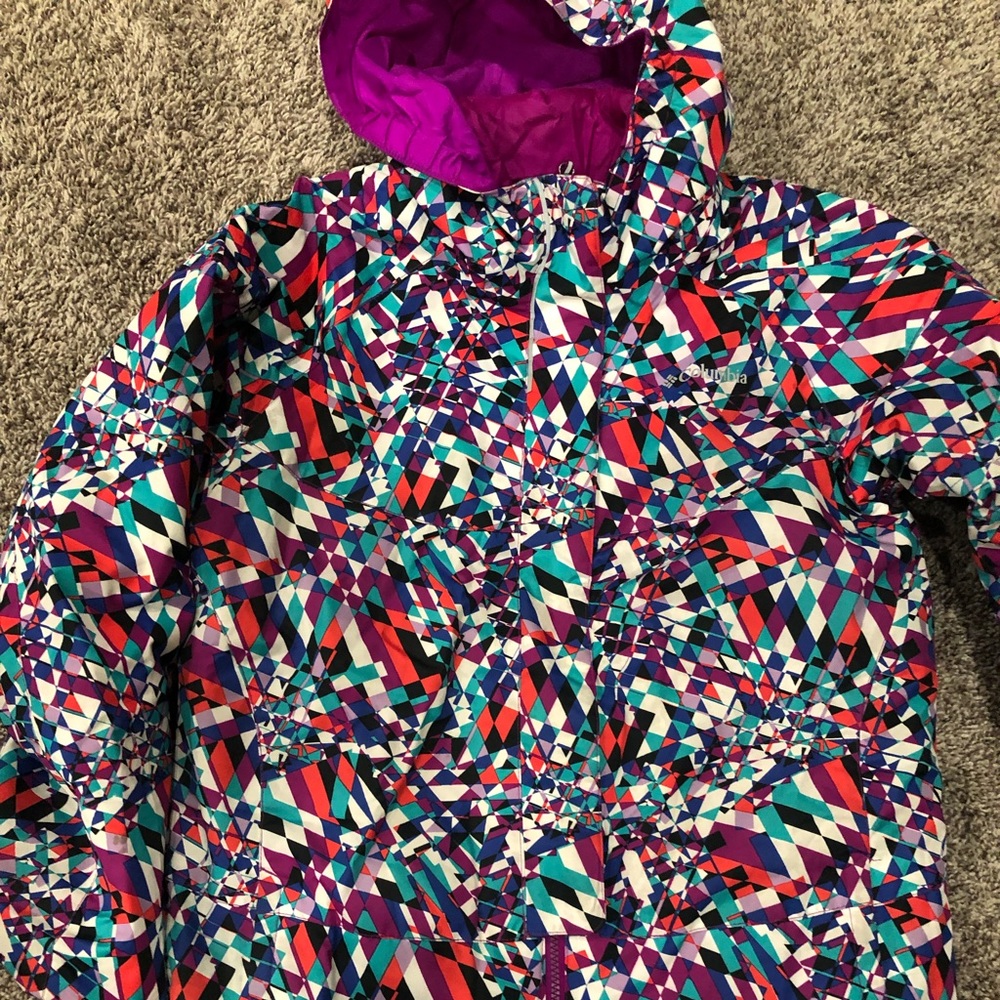 Girls Columbia 3 in 1 ski parka